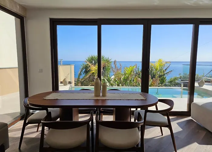 וילה Ladeira Dos Zimbreiros - 3 Bedroom, Jacuzzi, Gym, Ac, Pool With Optional Heated Water פול דו מאר